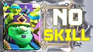 The Best No Skill Deck in Clash Royale 2025 (Goblin Giant + Witch Evolution)