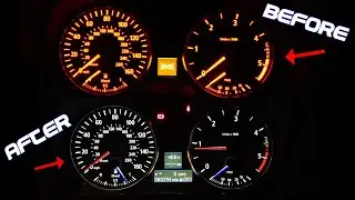 E90//E92 Custom Led Instrument Cluster Gauges