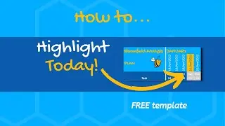 How to | Highlight TODAY! | Timeline / Gantt | Google Sheets / Excel