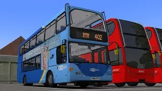 Metrobus help out in Bowdenham W/ East Lancs Omnidekka (MS Lancsbus Omnidecker)