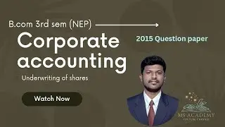 Underwriting of shares #commerce #exam #banglorenorthuniversity #bcom #degree #accounting