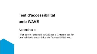 FP_IOC_DAWM09 U5L4010 Test d'accessibilitat amb Wave