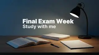 ON CLOUD 9 &ndash; Vol.3 | Study With Me | Final Exam Week 📖✨ | Quiet Study Session