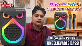 SSBRIGHT ROMEO SG-SM4116N Speaker Unboxing | 8 Inch 40W with RGB Lighting & 3600mAh Battery