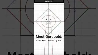 Meet Gerebold: Created in #Desmos #mathematics #mathart #mathartwork #DesmosArt #mathfun #mathisfun