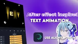Tutorial text animations explosion￼ after effect inspired -Alight motion 🌟#tutorial #alightmotion