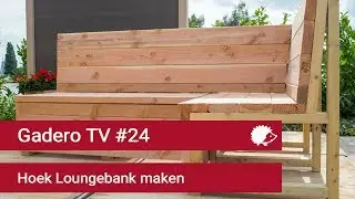 #24 Hoek Loungebank maken van Lariks of Steigerhout