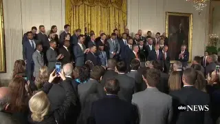 President Donald Trump welcomes World Series champion Houston Astros to White House | ABC News