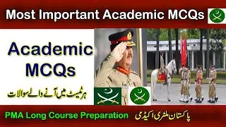 Academic MCQs for PMA Long Course 149 | PMA long course 149 initial test preparation | Importan mcqs