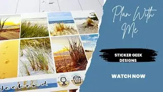 Plan With Me// Featuring Sticker Geek Designs// Happy Planner