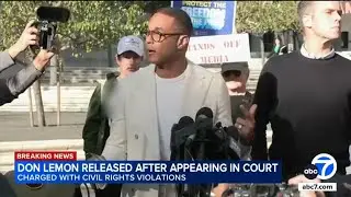 Don Lemon released on personal recognizance; charged with civil rights crimes in church protest