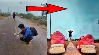 Creative photography between shoes #shorts #franklincreation