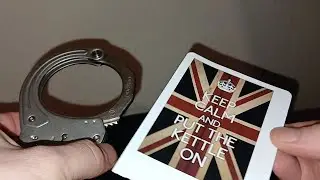 Stuck in handcuffs? Lost your key? Escape your cuffs using a sticker!