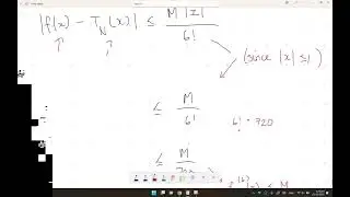 Approximating Maclaurin series, estimating its error, and different uses of Taylor series