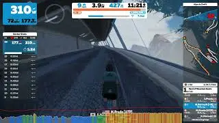 Zwift: My best all time PB ADZ 39:17