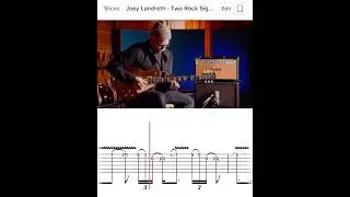 Joey Landreth - Two Rock Amp Demo- Set pedals to FUZZ and slide into the WEEKEND  - free guitar tabs