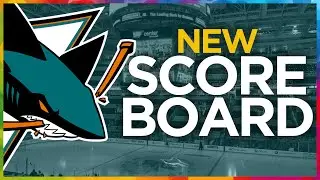 New Scoreboard DETAILS at SAP Center