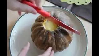 PUMPKIN CUSTARD....HOW TO MAKE CUSTARD IN A WHOLE PUMPKIN