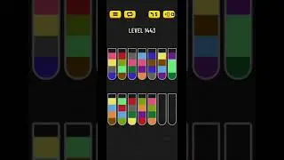 Water sort puzzle level 1443
