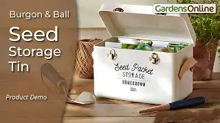Burgon & Ball Seed Packet Storage Tin