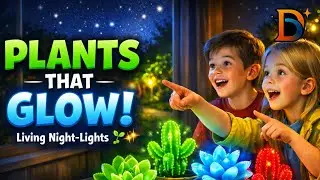 LIVING NIGHT-LIGHTS 🌱✨ | Plants That Glow Without Electricity! | Future Science for Kids