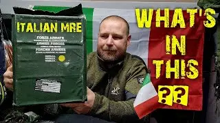 AMAZING !! 24hr ITALIAN ARMY ration pack - GREAT FOR STEALTH CAMPING.