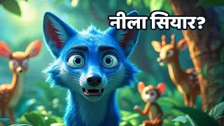 नीला सियार बना जंगल का राजा | Hindi Kahaniya | Blue Fox | Hindi Kahani | Hindi Moral Story for Kids