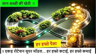 साग-सब्ज़ी की खेती| हर हफ्ते पैसा |Leafy Greens Farming Business|Weekly Income |1Acre Rotation Model