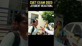 CUET Exam Reaction DAY 4 SLOT 2 Exam Day Live Reaction From Center 🔥 #cuet2023