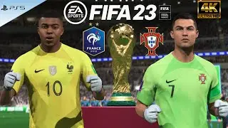MBAPPE or RONALDO? Who is better goalkeeper? FRANCE vs PORTUGAL, FIFA 23, PS5, 4K