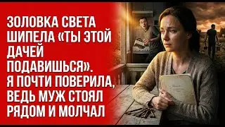 Золовка Света шипела «Ты этой дачей подавишься»  Я почти поверила, ведь муж стоял рядом и молчал