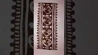 #trending beautiful front hand mehndi design || #mehndi #shortsfeed #art #shorts #tricks #easy