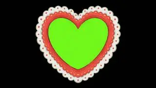 Green Screen Heart Transition | Free Green Screen Video | Free Chroma Key Background  #greenscreen