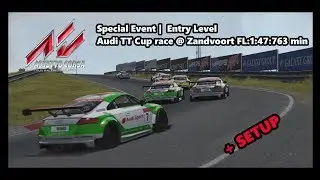 Assetto Corsa | Special Event | Entry Level | Audi TT Cup race @ Zandvoort FL: 1:47:763 min