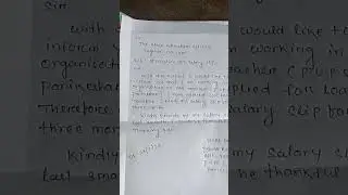 application for salary slip