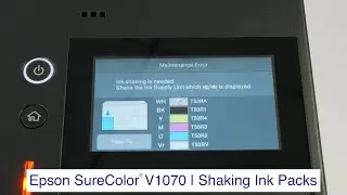 SureColor V1070 | How to Shake Ink Packs