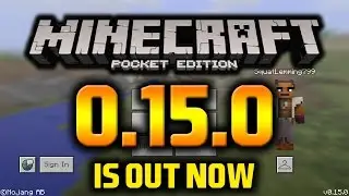 0.15.0 Is OUT !! | MINECRAFT POCKET EDITION 0.15.0 Gameplay | MCPE 0.15.0 Update Android/IOS