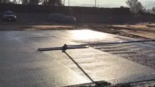 Concrete Tools - The MagVibe Pro on six foot Pro Float Lite.