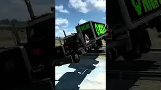 Semi jumps Texas Highway! #americantrucksimulator #ats #gaming