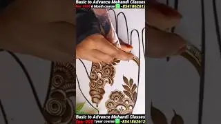 Leaf + circle flower pattern mehndi designs art // new stylish wedding mehndi designs 2026 #mehndi