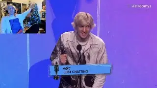 xQc reacts to himself winning 