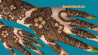 Very Beautiful Stylish Mehndi Design For Hands | Prettiest Latest Back Hand Henna Design 