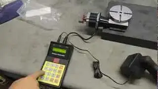 Sherline CNC Rotary Table Demo