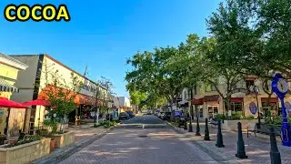 Cocoa Florida Driving Through