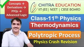L- 12 Polytropic Process Explained | P&ndash;V Graph, Formula & Numericals | JEE & NEET