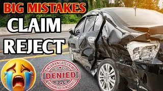 Big Mistakes In Claim 😱 Claim Reject / Motor Claim Mistake 