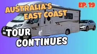 JAYCO CONQUEST 25-1 struggles with bad weather as our trip up the East Coast continues. Ep 19