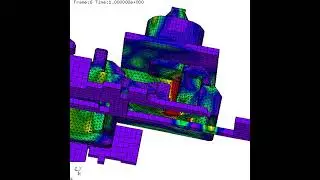 Non linear contact analysis