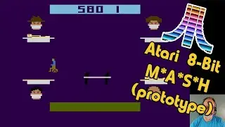 Игровой процесс на Atari 8-Bit, M*A*S*H (прототип)