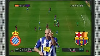 Winning Eleven (PS1): Classic Espanyol 🇪🇸 Classic Barcelona